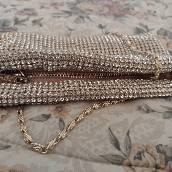 Marciano Gold Crystal Clutch - Picture 8 of 10